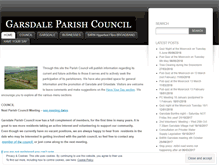 Tablet Screenshot of garsdaleparishcouncil.com